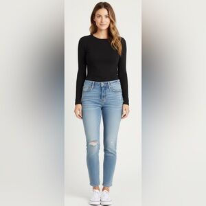 American Eagle Outfitters Artist Crop Super Stretch Jeans Size 8